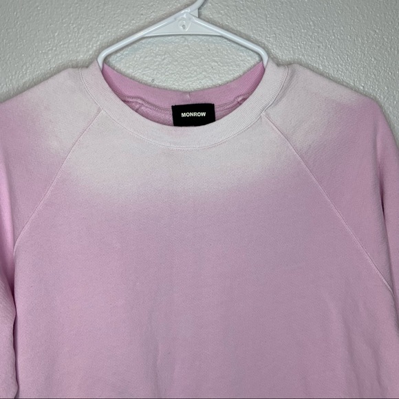 Monrow Watercolor Raglan Size Medium - Picture 4 of 10